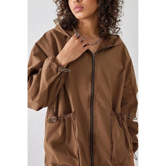 Urban Outfitters Jackets & Blazers - Urban Outfitters UO Kai Anorak Jacket Hoodie Top Cotton Oversized S NWD 265036